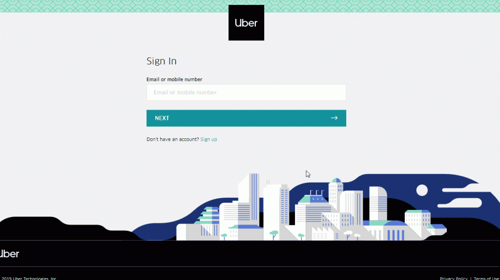 example scam page uber