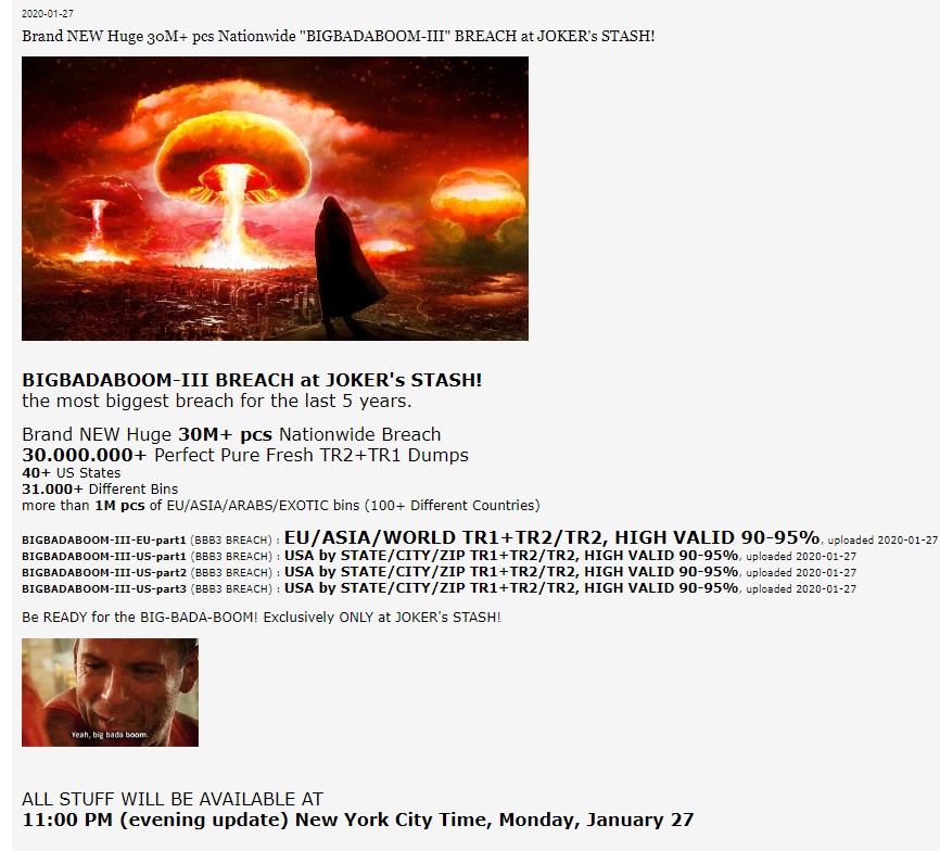 Joker’s Stash wawa breach