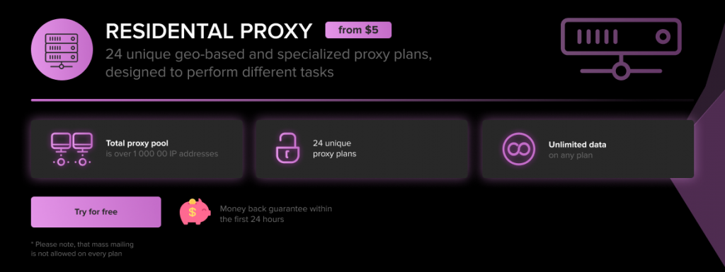 Residential proxies